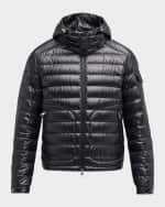 Image 1 of 6: Moncler Men's Lauros Quilted Hooded Down Jacket