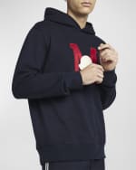 Image 4 of 6: Moncler Men's Monogram Hoodie Sweater