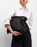 Image 3 of 6: Loewe Flamenco Large Clutch Bag in Napa Leather with Golden Foil Anagram