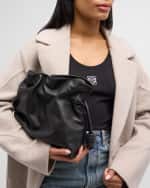 Image 2 of 6: Loewe Flamenco Clutch Bag in Napa Leather with Golden Foil Anagram