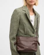 Image 2 of 6: Loewe Flamenco Mini Clutch Bag in Napa Leather with Golden Foil Anagram