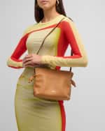 Image 2 of 6: Loewe Flamenco Mini Clutch Bag in Napa Leather with Golden Foil Anagram