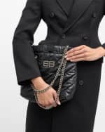 Image 3 of 6: Balenciaga Crush Small Quilted Tote Bag