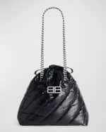 Image 1 of 6: Balenciaga Crush Small Quilted Tote Bag