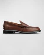 Image 1 of 4: Tod's Leather Classic Penny Loafers