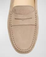 Image 4 of 6: Tod's Calfskin Driver Penny Loafers