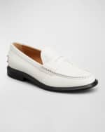 Image 2 of 4: Tod's Leather Classic Penny Loafers