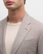 Image 4 of 6: Emporio Armani Men's Plaid Wool Suit