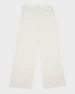 Image 2 of 3: Golden Goose Girl's Journey Wide-Leg Stretch Jeans, Size 4-10
