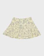 Image 2 of 3: Golden Goose Girl's Journey Volant Floral Printed Gingham Skirt, Size 4-10