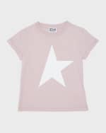 Image 1 of 3: Golden Goose Girl's Logo Star Print T-Shirt, Size 4-10