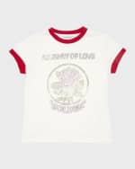 Image 1 of 3: Golden Goose Girl's Journey of Love Graphic T-Shirt, Size 4-10