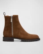 Image 1 of 6: Off-White Men's Military Suede Ankle Boots