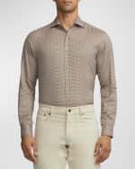 Image 2 of 6: Ralph Lauren Purple Label Men's Aston Checked Flannel Shirt