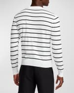 Image 3 of 5: Ralph Lauren Purple Label Men's Striped Crew Sweater