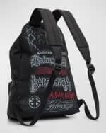 Image 4 of 6: Balenciaga Men's Explorer DIY Metal Allover Backpack