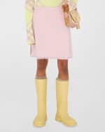 Image 2 of 4: Burberry Pleated Mini Skirt with Belted Detail