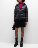 Image 5 of 6: Moncler Gles Hooded Puffer Jacket