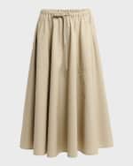 Image 1 of 6: Moncler Drawstring Midi Skirt