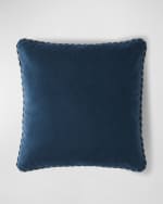 Image 2 of 2: Etro Peach Tree Corded Pillow, 16" Square