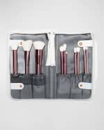 Image 2 of 3: Jenny Patinkin Sustainable Luxury 10-Piece Makeup Brush Set with Vegan Leather Case
