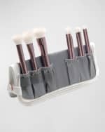 Image 1 of 3: Jenny Patinkin Sustainable Luxury 10-Piece Makeup Brush Set with Vegan Leather Case