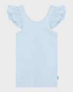 Image 3 of 4: Molo Girl's Ranja Ruffle Trim Tank Top, Size 3T-6