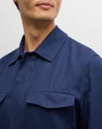 Image 4 of 6: ZEGNA Men's Oasi Linen Field Jacket