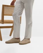 Image 2 of 6: ZEGNA Men's Triple Stitch Suede Espadrille Sneakers