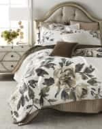 Image 2 of 3: Designers Guild Shanghai Garden Ecru King Duvet Cover