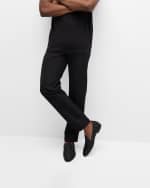 Image 2 of 6: Versace Men's Baroque Fabric Smoking Slippers