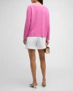 Image 3 of 6: Eileen Fisher Ribbed V-Neck Cashmere Sweater