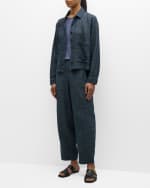 Image 5 of 7: Eileen Fisher Button-Down Hemp-Organic Cotton Jacket