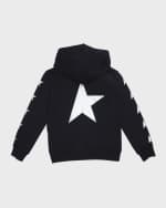Image 5 of 5: Golden Goose Boy's Multistar Printed Hoodie, Size 12
