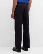 Image 3 of 6: Ferragamo Men's Straight-Fit Nylon Twill Pants