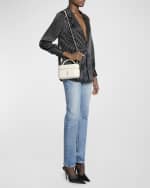 Image 2 of 6: Saint Laurent Gabby Mini Vanity Case in Quilted Leather with Gold Hardware