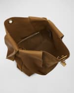 Image 5 of 6: Saint Laurent Lock Suede Hobo Bag