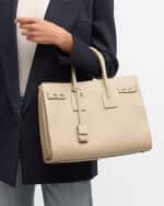 Image 2 of 6: Saint Laurent Sac De Jour Small Leather Top-Handle Bag