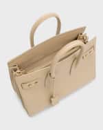 Image 5 of 6: Saint Laurent Sac De Jour Small Leather Top-Handle Bag