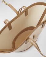 Image 5 of 6: Saint Laurent Medium YSL Vinyl Tote Basket Tote Bag