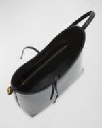 Image 5 of 6: Saint Laurent Sac Patent Leather Hobo Bag