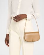 Image 2 of 6: Saint Laurent Mini YSL Flap Leather Shoulder Bag