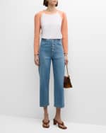 Image 5 of 6: Veronica Beard Mason Baseball Tee