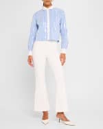 Image 5 of 6: Veronica Beard Carson Off-Duty Kick-Flare Jeans