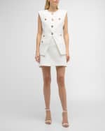 Image 5 of 6: Veronica Beard Emar Straight Mini Skirt