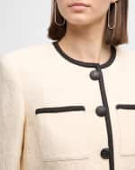 Image 6 of 8: Veronica Beard Darla Tailored Jacquard Jacket