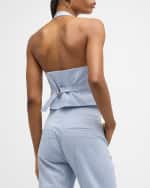 Image 4 of 6: Veronica Beard Arabella Cropped Vest