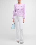 Image 5 of 6: Veronica Beard Ozuna Faux Leather Jacket