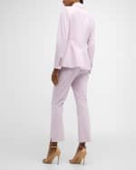 Image 3 of 6: Veronica Beard Kean Cropped Tailored Pants