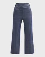 Image 1 of 6: Veronica Beard Aubrie Cropped Pants